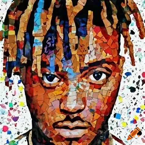 Mosaic Art Of Juice Wrld On Craiyon