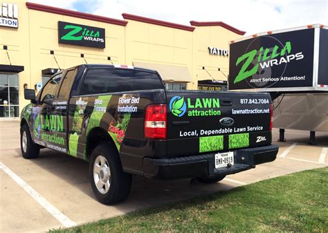 Lawn Service Truck Wrap Keller Zilla Wraps