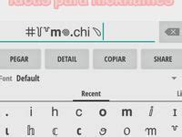 Ideas Para Nicknames Simbolos De Texto Fuente De Letras