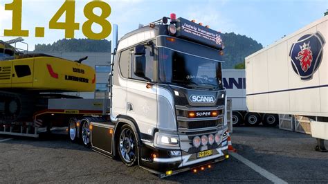 LIVE รดวง Scania R590 Ludwig Transporte ETS2mod 1 48 YouTube