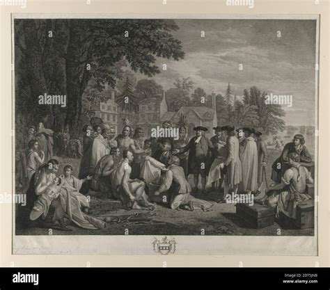 William Penns Treaty With The Indians Hi Res Stock Photography And