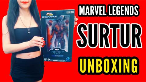 Marvel Legends Surtur Action Figure Unboxing Infinity Saga Thor