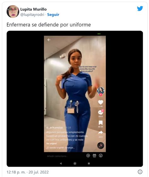 Curvy Nurse In Tight Uniform Becomes A Sensation On Tiktok