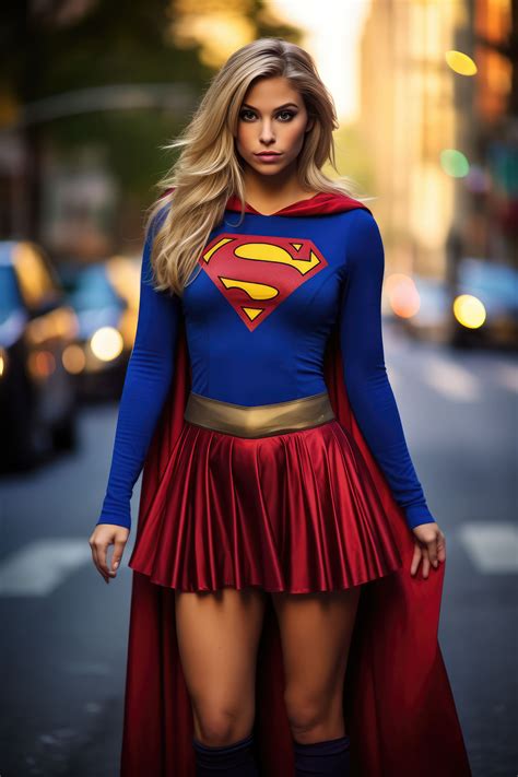 Ai Supergirl Classic Look By Bradbarry2 On Deviantart