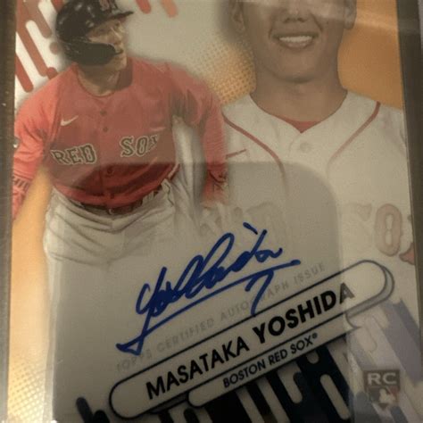 Topps Pristine Fresh Faces Ffa My Masataka Yoshida Rc