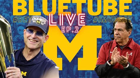 Bluetube Live Jim Harbaugh Retires Nick Saban Youtube