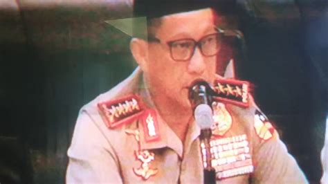 PENJELASAN KAPOLRI JENDRAL POL TITO TERKAIT ISIDEN TEROR BOM DI