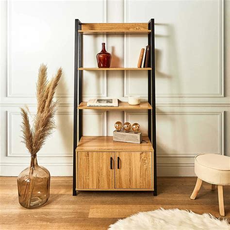 Buffet Biblioth Que En Bois Et M Tal