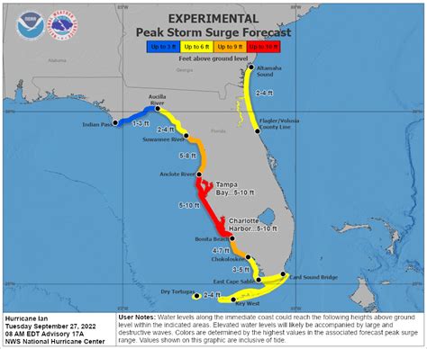 Nhc Storm Surge Map Florida Fawnia Susanetta