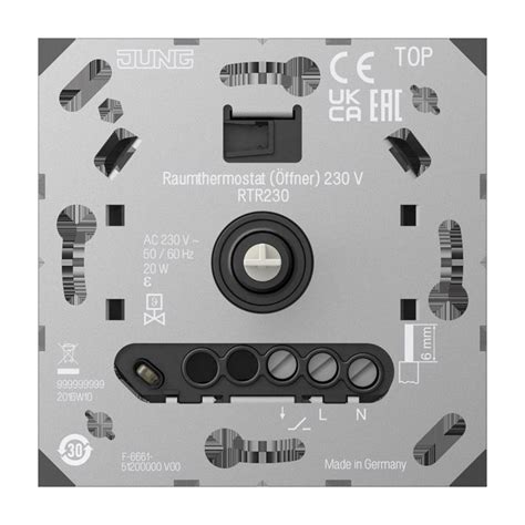 Jung Raumthermostat Ffner Ac V Rtr