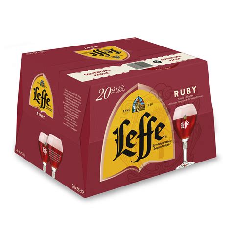 Bi Re Ruby Leffe Le Pack De Bouteilles De Cl Prix Carrefour