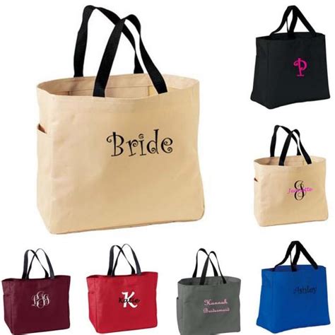 Personalized Cheer Dance Beach Bridesmaid T Tote Bag Monogrammed