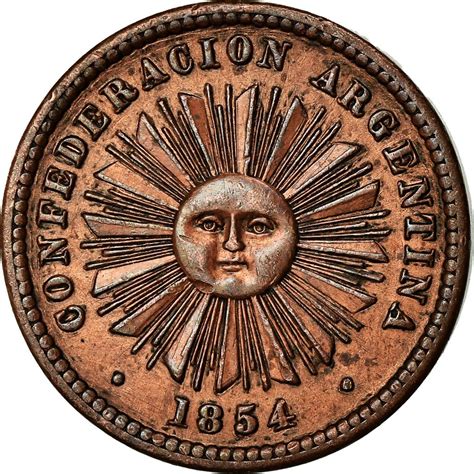 One Centavo 1854, Coin from Argentina - Online Coin Club