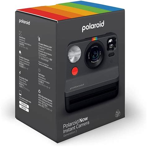 Appareil Photo Instantan Noir Polaroid Now Gen Pccomponentes Fr