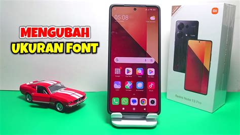 Cara Mengubah Ukuran Font Di HP Xiaomi Redmi Note 13 Pro YouTube