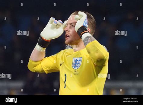 Jordan Pickford Spieler Von England W Hrend Des Qualifikationsspiels