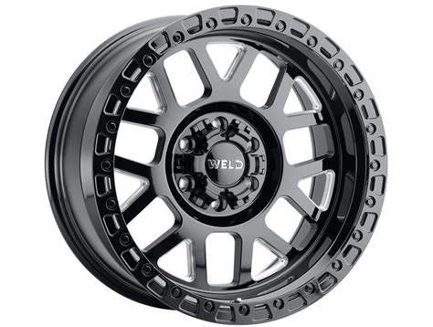 Weld Off Road Milled Gloss Black Cinch Wheels Havoc Offroad