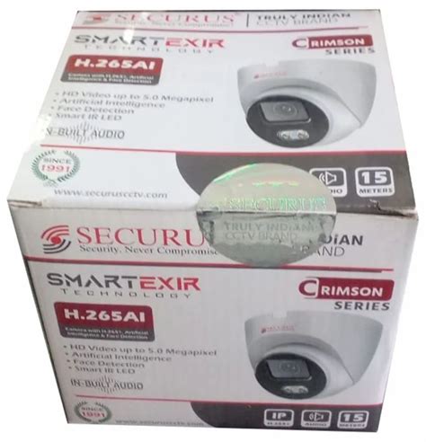 5 MP Securus SS NC15DXLP SXF M5 S Dome Camera Camera Range 20m At Rs