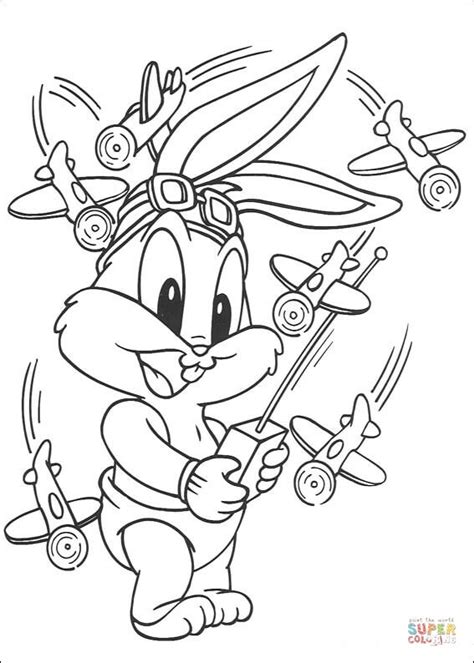 Baby Bugs Bunny coloring page | Free Printable Coloring Pages