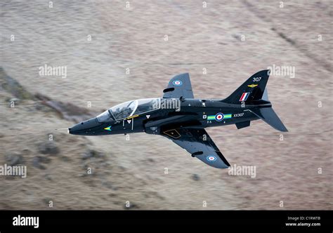 A Hawk jet trainer aircraft of the Royal Air Force Stock Photo - Alamy