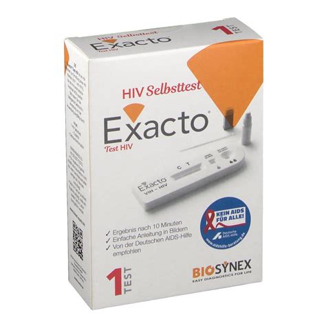 Exacto® Hiv Selbsttest 1 St Shop Apotheke At