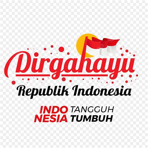 Gambar Tulisan Dirgahayu Republik Indonesia Dengan Bendera Merah Putih