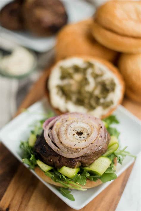 Delicious Mint Lamb Burgers With Fig Reluctant Entertainer