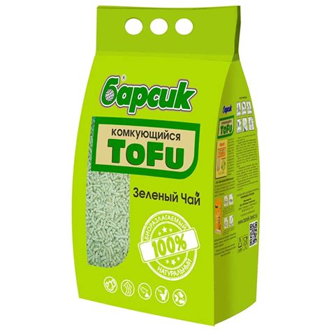 Барсик Зелёный Чай 4,5 л комкующийся наполнитель (Тофу) TOFU – купить ...