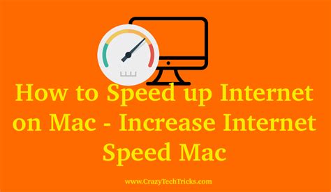 How To Speed Up Internet On Mac Increase Internet Speed Mac