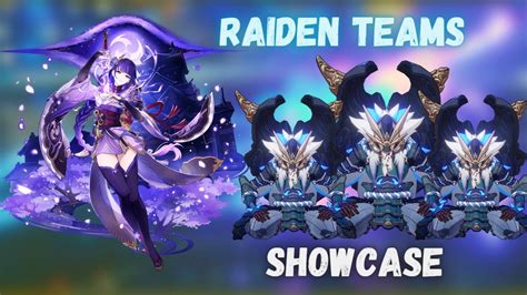 C4 R1 Raiden Shogun Teams Showcase Genshin Impact YouTube