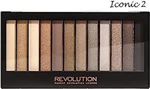 Amazon I Conic Makeup Revolution Eyeshadow Palette Naked Dupe Brights All Shades