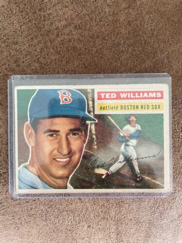 Topps Ted Williams Grey Back Ungraded Ebay