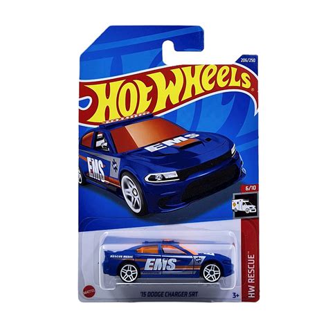 Jual Hot Wheels 15 Dodge Charger Srt Biru Ems Hw Rescue L 2022 Shopee Indonesia