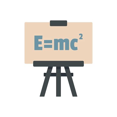 Premium Vector Physics Formula Icon Flat Illustration Of Physics