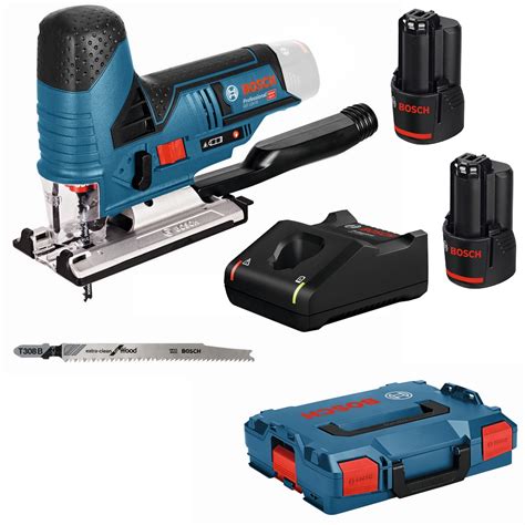 Bosch GST 12V 70 Professional Akku Stichsäge 2x 3 0 Ah Li Ion Akku L