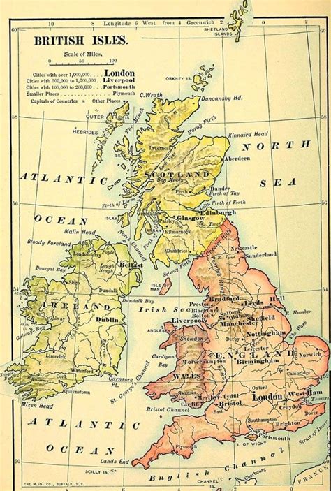 An Old Map Shows The British Isles