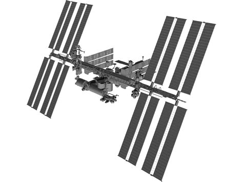 International Space Station 3D Model - 3DCADBrowser