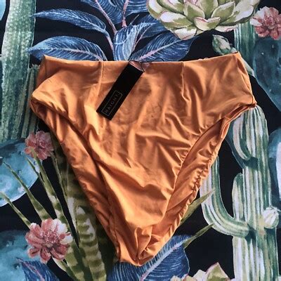 Haight Marcella Bikini Bottom Swim Amber Brown Revolve M NWT EBay