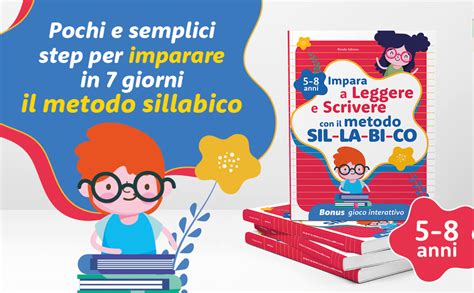 Impara A Leggere E Scrivere Con Il Metodo Sillabico Libro Prescolare