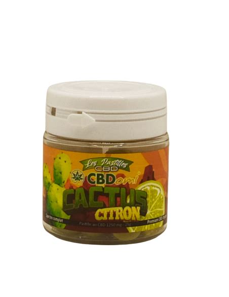 Pastilles Au CBD Cactus Citron 40mg Pastille