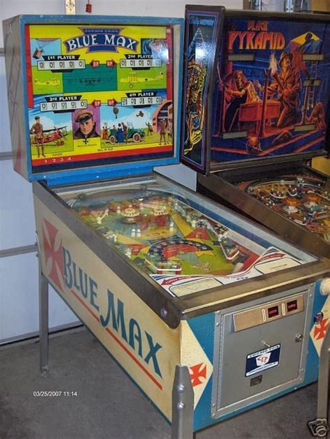 1975 Blue Max Chicago Coin Pinball Machine Pinball Pinball Machine Pinball Machines