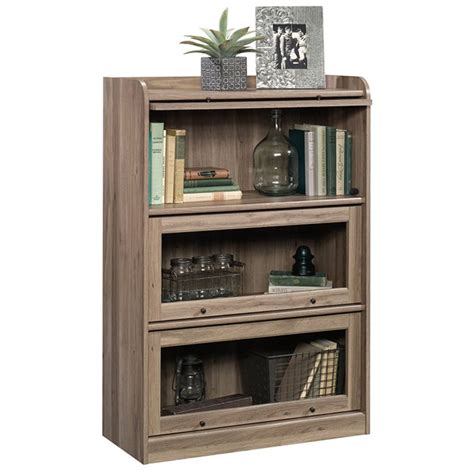 Sauder Barrister Lane 3 Shelf Bookcase Salt Oak Finish