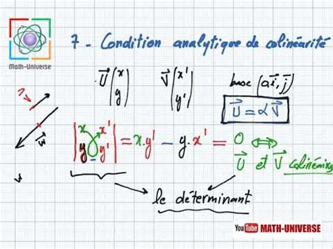 Calcul Vectoriel Vecteurs Normes Colin Aires Determinant