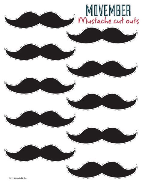 Free Mustache Printable For Mustache Printables Mustache Party