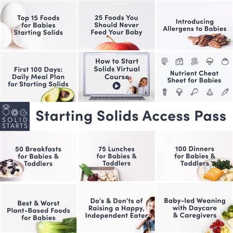 Guides Bundles For Introducing Solid Food To Babies Solid Starts In