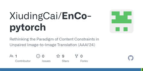 GitHub XiudingCai EnCo Pytorch Rethinking The Paradigm Of Content