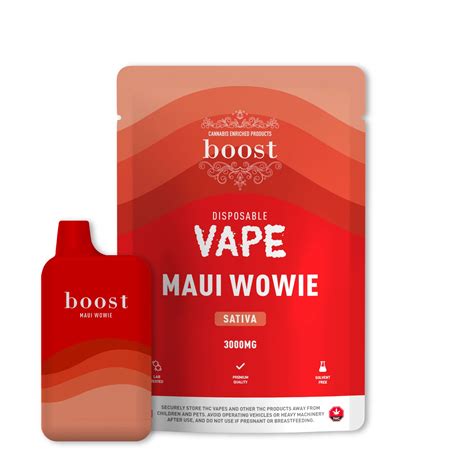 Boost 3g Disposable Thc Vape Pens Maui Wowie Goldbuds