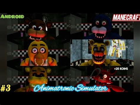 Jugando Con Los Animatronicos Del FNAF 1 Y Los Nuevos Animatronic