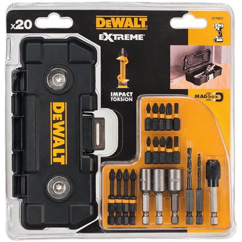 Dewalt Dt7965t Qz 20pc Extreme Impact Ir Torsion Bit Set From Lawson His