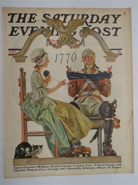 The Saturday Evening Post Cover July 4 1931 J C Leyendecker